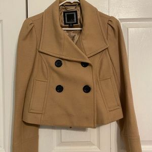 Cropped Tan Coat